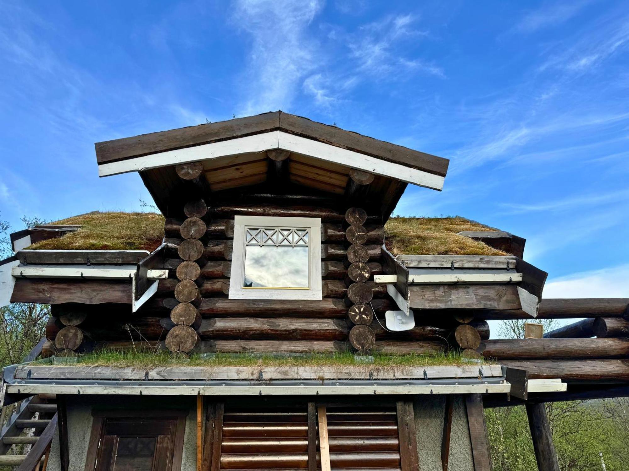 Unique Arctic Timber Cabin Skaidi Eksteriør bilde